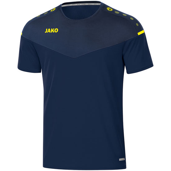 Afbeeldingen van T-shirts Champ 2.0 marine/donkerblauw/fluogeel