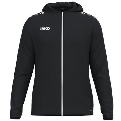 Afbeeldingen van Jas met kap One zwart (LEVERBAAR VANAF JANUARI 2026)